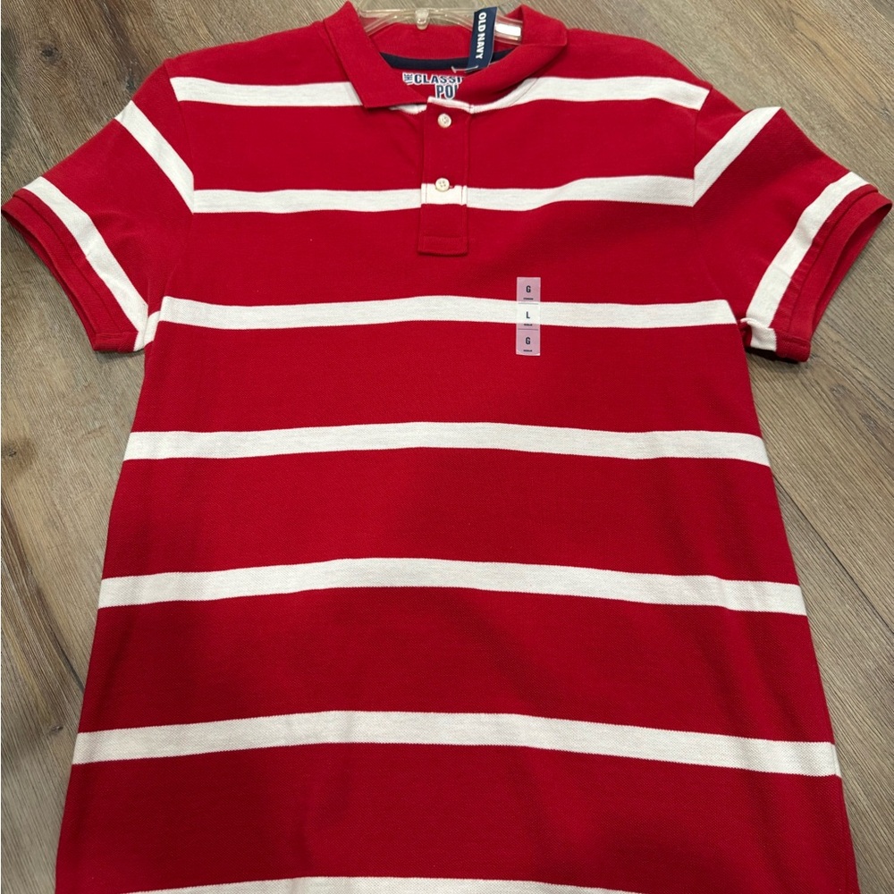 Old Navy Red Classic Polo